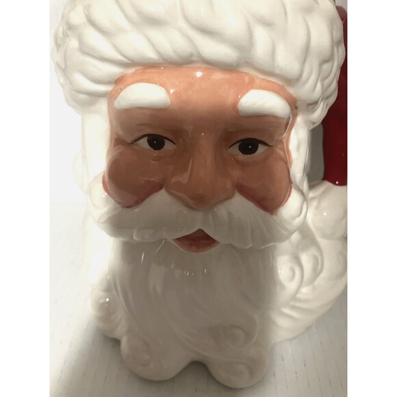 Spode Santa Cookie Jar, Christmas Santa Cookie Jar - 12" Dolomite Vintage Gift - Picture 8 of 16